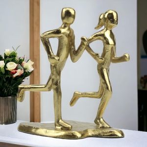 Gold &AMP; Aluminum Sculpture