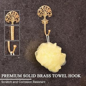 Gold Brass Coat Modern Hanger