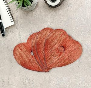 Heart Wooden Coaster