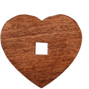 Heart Wooden Coaster