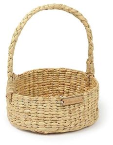 Lighet Yellow Round Hamper Basket
