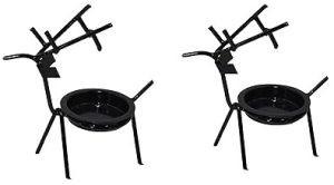 Metal Reindeer Candle Holder
