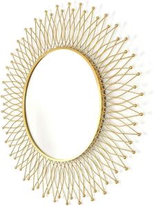 Round Framed Wall Mirror