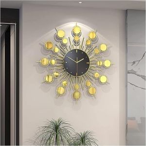 Sunburst Copper Wall Clock