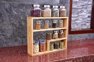 Wood Spice Rack