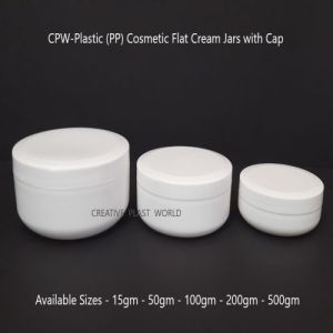 Plastic Cosmetic Fancy Cream Jars