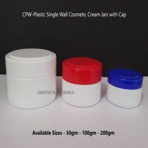 Plastic Cosmetic Fancy Cream Jars