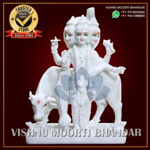 Marble Dattatreya Statue