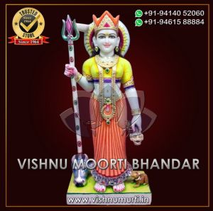 Marble Karni Mata Statue