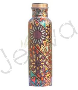 Printed Copper Water Bottle