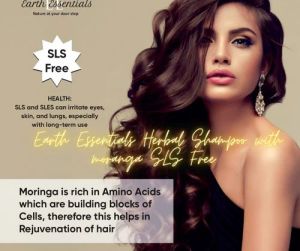Sulfate Free Moringa Herbal Hair Shampoo