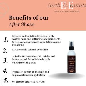 Organic After Shave Mens Lotion