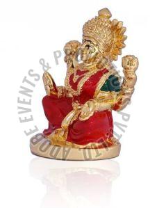 Gold Plated Resin Laxmi Statue
