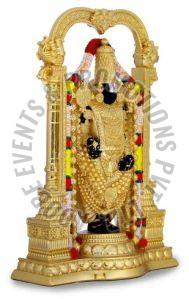 Gold Plated Balaji Statue