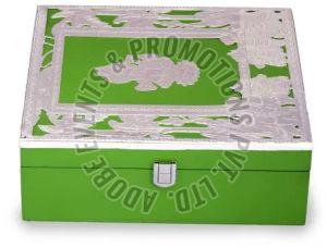 Silver Plated Laser Cut Dry Fruit Box
