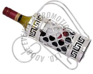 Silver Plated Metal Bottle Holder