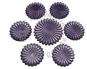 Flower Shape Wooden Serving Platter Set