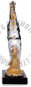 Silver Plated Brass Horse Statue