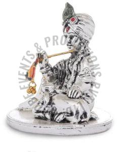 Silver Plated Bal Gopal Statue