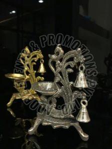 Decorative German Silver Diya