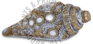 Gold Metal Shankh