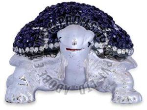 Silver Plated Resin Tortoise