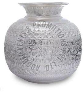 9 Inch Silver Plated Kalash