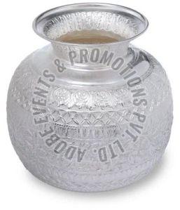 9 Inch Silver Plated Kalash