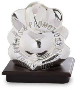 Decorative Silver Plated Ganesha Statue