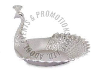 Duck Shape Silver Plated Brass Bowl