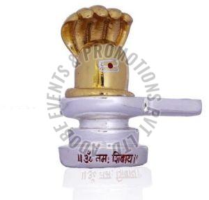 Gold and Silver Plated Shivling