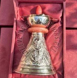 Silver Plated Diya Samai