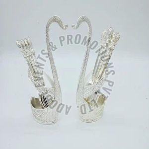 Swan Pair Spoon Set