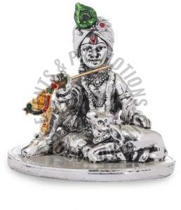 Silver Plated Bal Gopal Statue