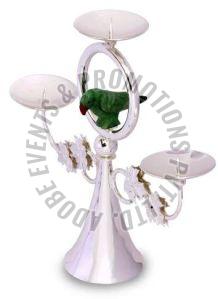 Silver Plated Decorative Candle Stand