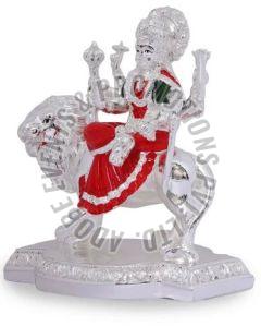 Silver Plated Polyresin Durga Maa Statue