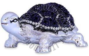 Silver Plated Resin Tortoise