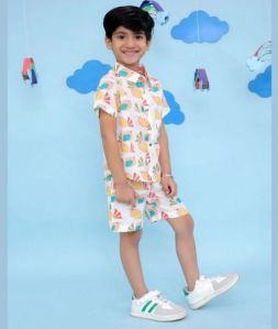 Boys Bird Print Co Ord Set