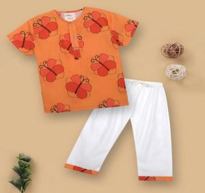 Boys Butterfly Print Night Suits