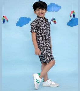 Boys Elephant Print Co Ord Set