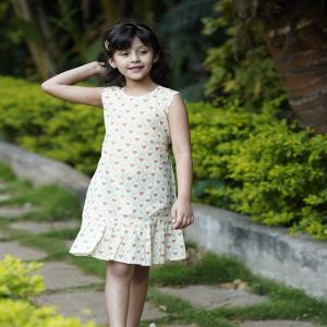 Girls Cotton Ethnic Style Frocks