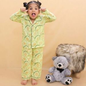 Girls Sunny Bunny Print Night Suits