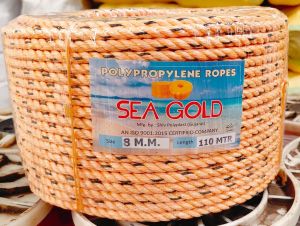 8mm Orange Polypropylene Rope