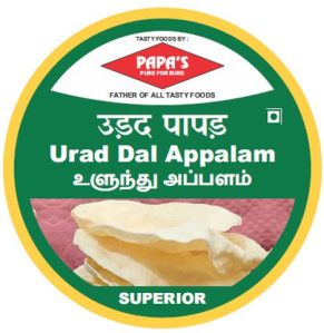 Superior Urad Dal Papad