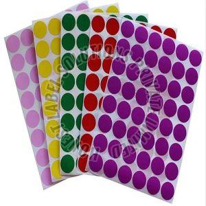 Multicolor Self Adhesive Sticker