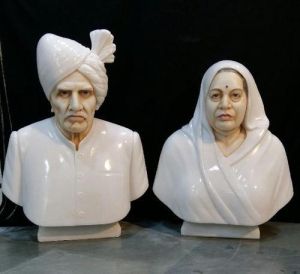 Marble Human Bust Statue