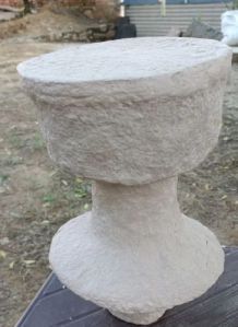 25 Inch Round Papier Mache Table Flower Vase