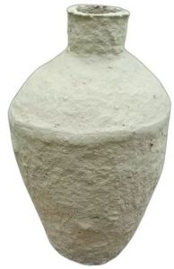 5 Inch Paper Mache Flower Vase, For Decoration