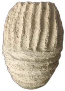 6 Inch Round Paper Mache Flower Vase