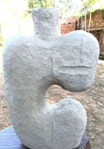 Grey Modern Decorative Paper Mache Flower Vase